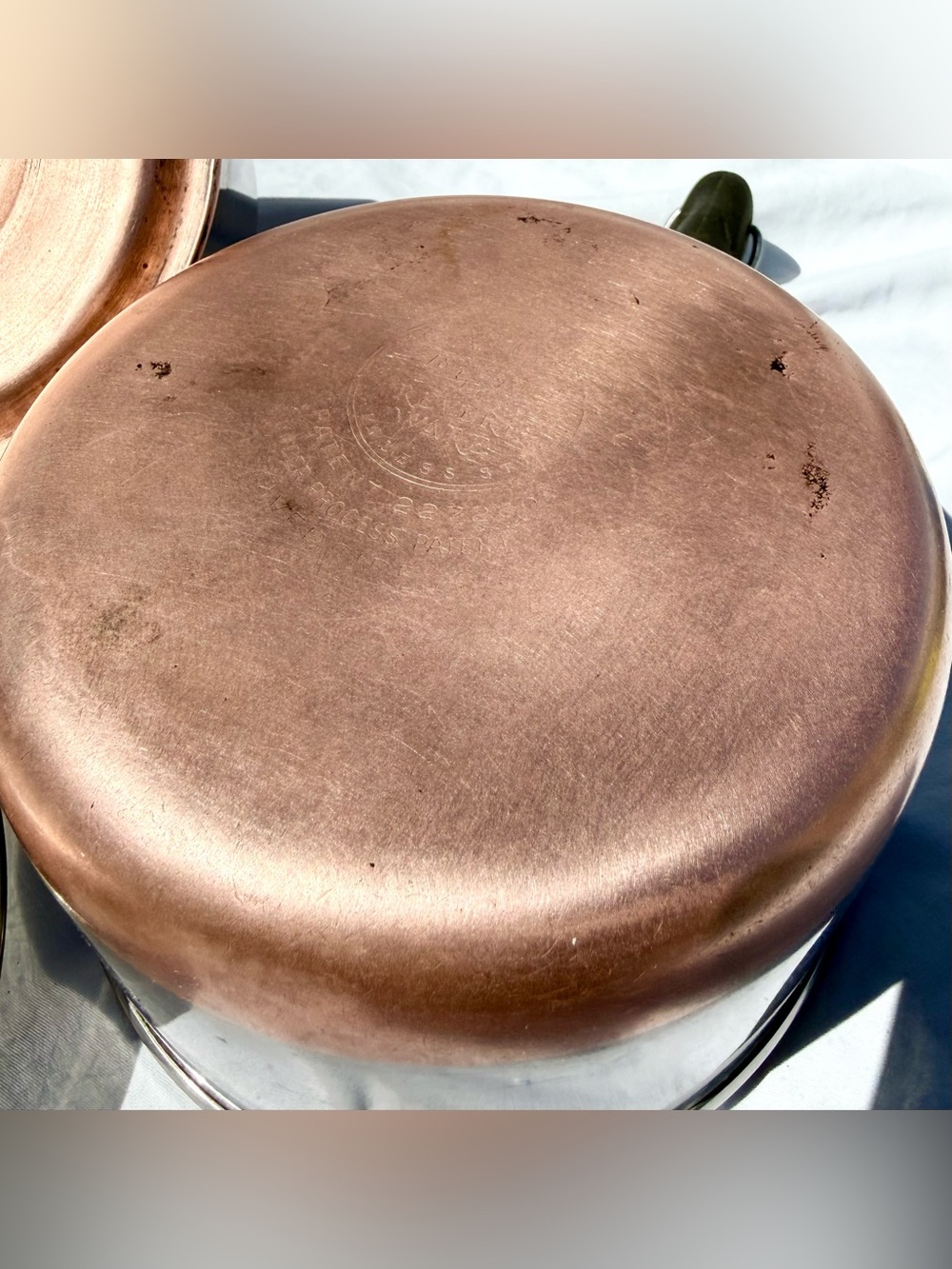 Revere Ware Stainless Copper Clad Pot and Pan Set - Picture 7 of 12